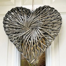 Large wicker heart - large, wall