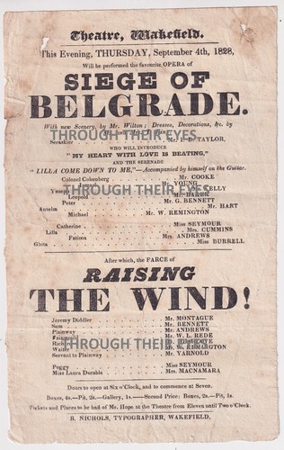Georgian playbill flyer - playbill,