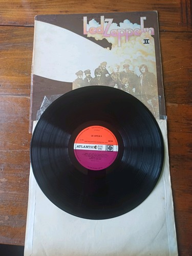 Led zeppelin plum label - zeppelin,