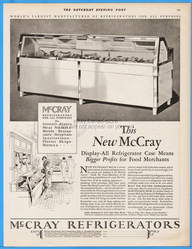 1928 mccray refrigerator - mccray, co