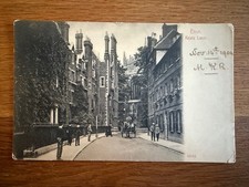 Antique Postcard UK ?? Horse Carriage Keats Lane Eton Buckinghamshire 1904