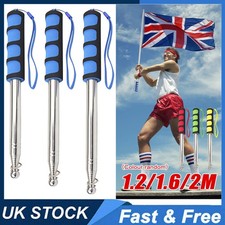 1.2/1.6/2M Telescopic Flag Pole Extendable Portable Handheld Windsock Pointer UK