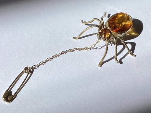 Vintage art deco - 1930s, citrine