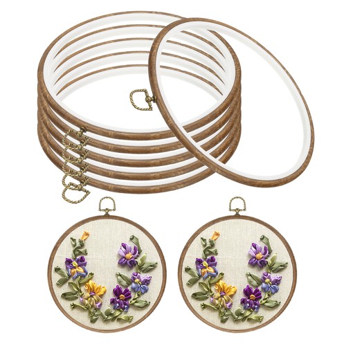 8inch embroidery hoops 6pcs - hoops,,