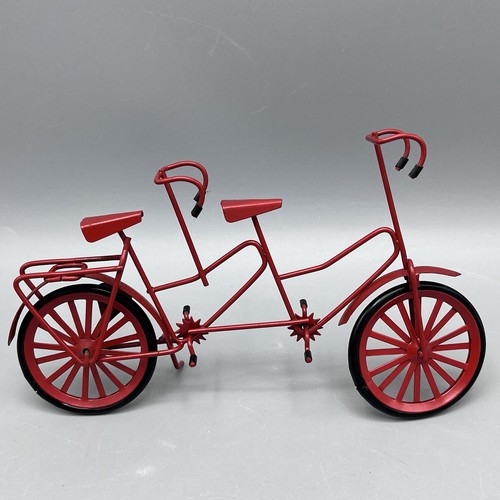 Minature tandem bicycle red - minature,