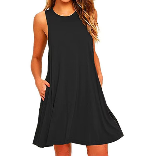 Soft cotton black summer - black, swing