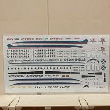 1/144 scale model airliner
