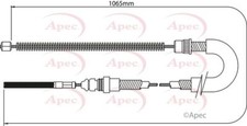 APEC Parking Brake Cable Rear