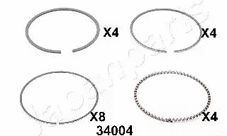 Piston ring set - piston,