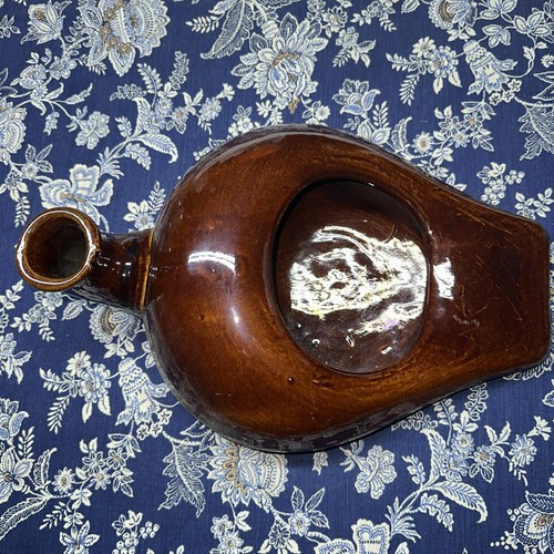 Vintage brown glazed - brown,