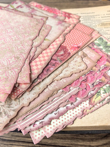 30pcs vintage floral memo pads - 30pcs,