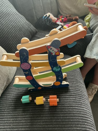 Click clack racetrack wooden - click,