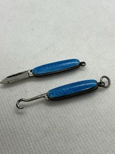 A Enamel Miniature Fruit Knife & Glove Hook