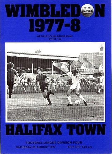 Wimbledon halifax 1977 - wimbledon, v