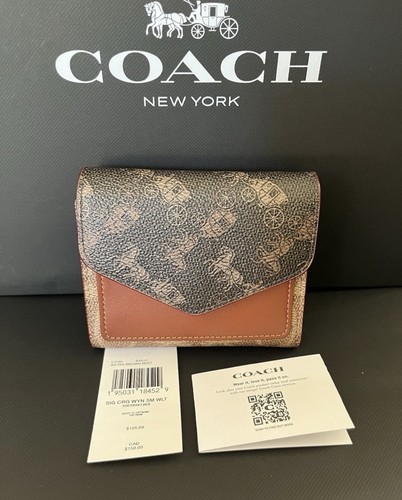 Coach wyn small wallet horse - coach,