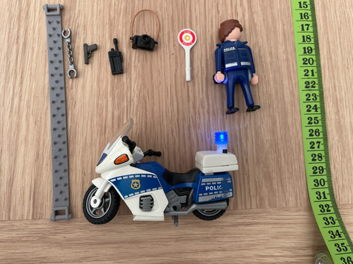 Playmobil police motorcycle - playmobil,