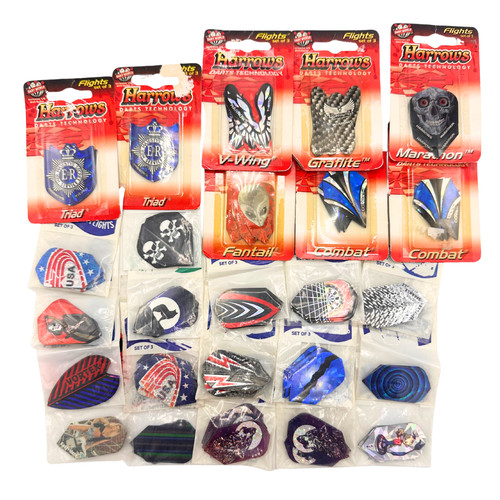 Dart flights bundle 25pc - flights,