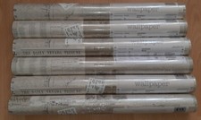 NEXT 6 Rolls Newsprint Beige Wallpaper Retro Newspaper Wallpaper Rolls