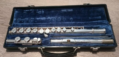 Silver plated flute - silver,