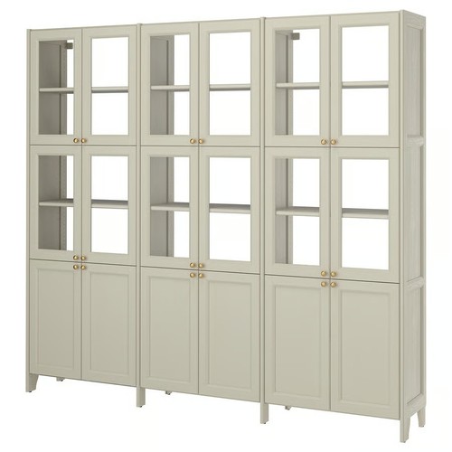 Ikea beige glass display - ikea,
