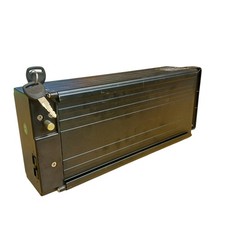 E-Bike Lithium Battery Pack Heavy Duty Black with Keys & Handle