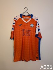 Swansea City 2022-2023 Away Football Jersey Kit Orange Blue 