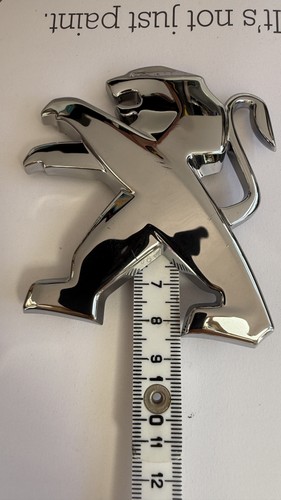 Genuine peugeot chrome lion - chrome,