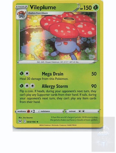 Vileplume 003 196 holo rare - 003/196,