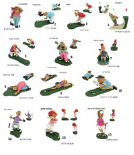 Novelty Golfer Ornament