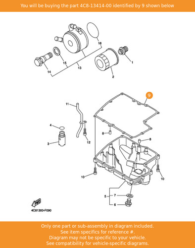 Yamaha gasket strainer cover - yamaha, gasket,