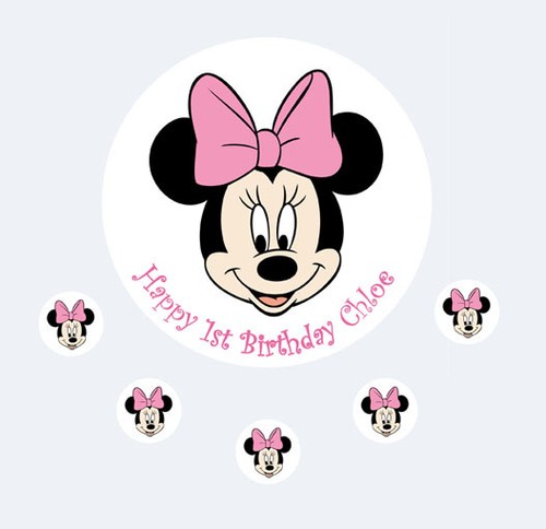 Minnie mouse cake topper - cake,