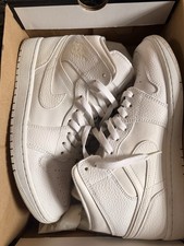 Jordan 1 Mid Triple White Uk