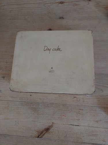 Vintage dry cake tin kitchen