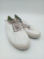 SeaVees Men's Plimsoles Size 10.5 White Hermosa Surfwash RRP £59.99 NEW F2