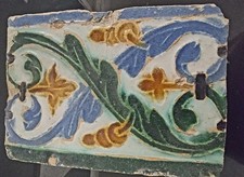 Azulejo Arista Cuenca Spanish Moorish Mudejar tile Toledo 16th
