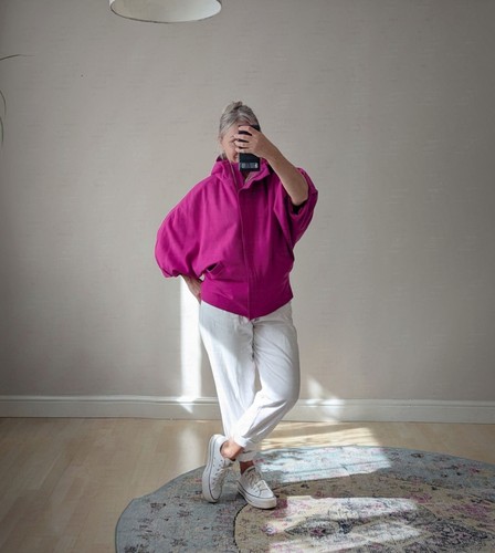 Aphorism fuchsia pink - fuchsia, wool