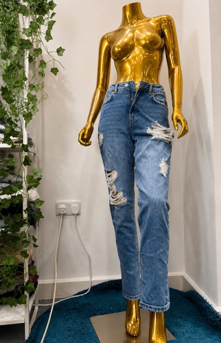 Light blue ripped jeans - light,