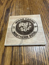Wigan Casino Wooden Plaque