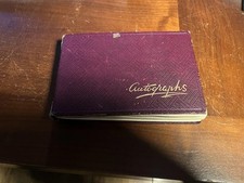 Autograph Book Of 1950s Variety And Musical Stars Many Signed Photo Cards
