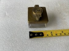 ANTIQUE WRITING SLOPE INK WELL