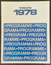 VOLVO Range Car Sales Brochure