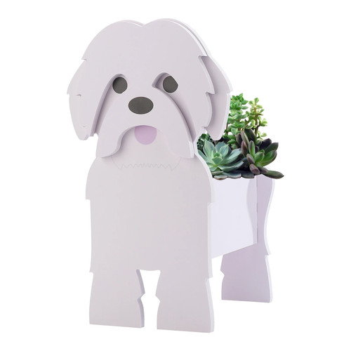 Dog planter plant pots - planter,