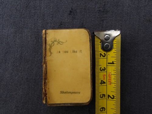 Miniature book celluloid cover - miniature,