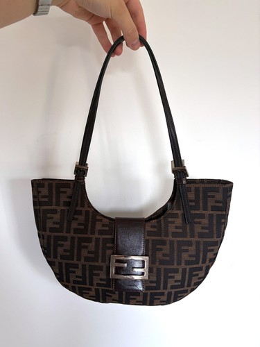 Fendi zucca crescent - zucca, shoulder