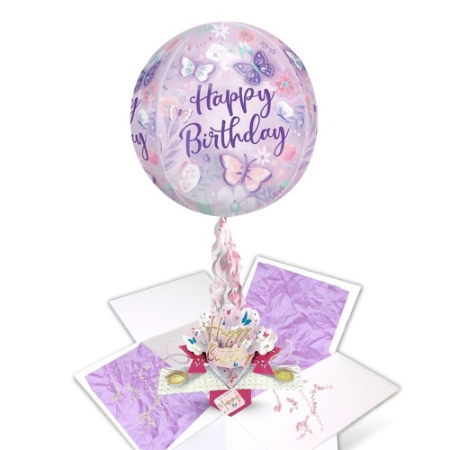Mummy birthday pop card - mummy, up
