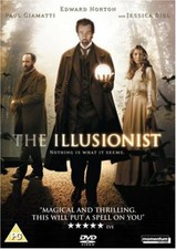 The Illusionist Paul Giamatti 2007 DVD Top-quality Free UK shipping