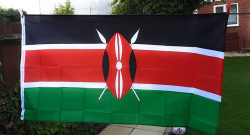 Kenya flag 3x5ft polyester - kenya,