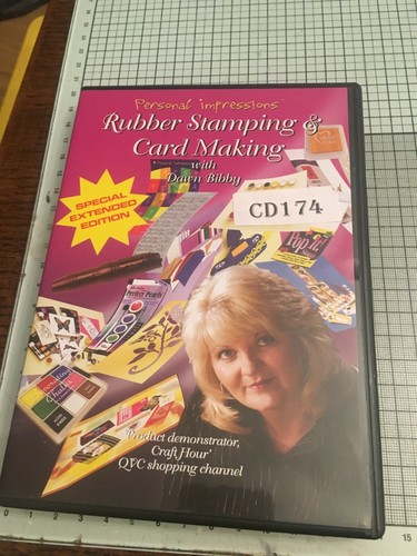 Rubber stamping card making - stamping,