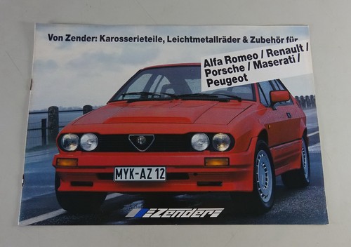 Zender tuning brochure - zender,