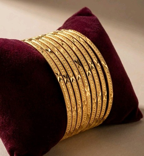 Ethnic bangles 22k - 22k, plated
